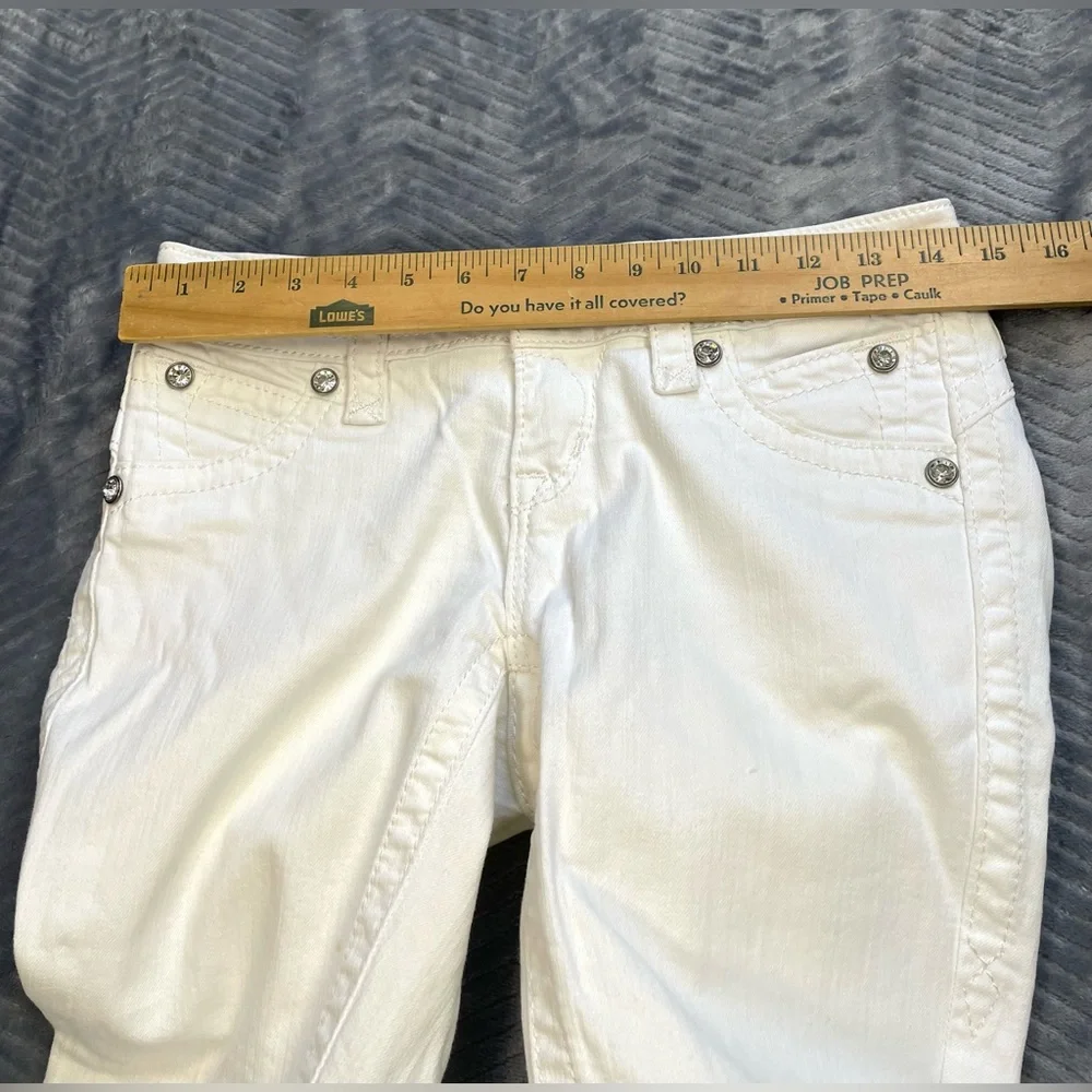 Women’s Rock Revival Amy‎ Capri Jeans White 26